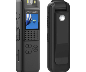 CS08 Body Camera 1080P HD Body Cam With Back Clip Portable