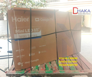 Haier H65M80FUX 65 inch Mini LED Google TV Price BD Official