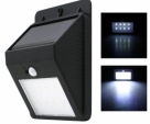 Solar-Motion-Sensor-LED-Outdoor-Light--Black