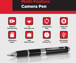 Digital Camera Pen 1080P