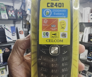 Celcom C2401 Cream Feature Phone Dual Sim Black