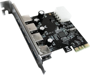 4 Port USB 3.0 HUB to PCIe PCI Express Card