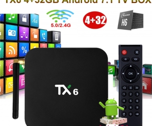 TX6 4GB RAM 6K Resolution Android 9.0 TV Box