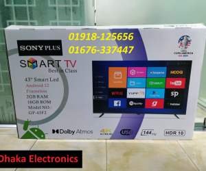 Sony Plus 43 inch GP43F2 Frameless Android FHD Smart TV