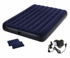 Best-Quality-Intex-Air-Bed--Inflatable-Airbed--Air-Mattress-With-Electric-Air-Pump