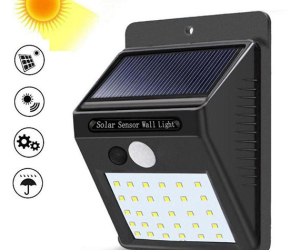 Solar Powered Motion Sensor Outdoor Light 30 LED Waterproof