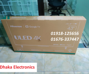 Hisense 43 inch 43U6F3 4K ULED Google TV Official
