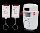 Wireless-Remote-control-IR-infrared-motion-Sensor-detector-loud-siren-for-home-security-Anti-Theft-White