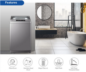 Haier HWM80M826  WASHING MACHINE 8 KG