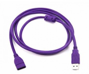 1.5M USB Extension Cable  Black