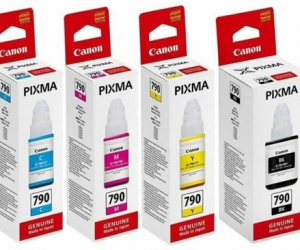 Canon Genuine G1000/2000/3000 04Colour Ink Set Bottle