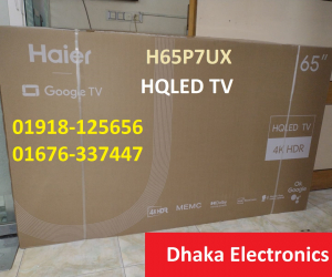 65 inch Haier H65P7UX HQLED 4K SMART GOOGLE TV Official