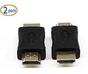 HDMI Male to Male Adapter,SinLoon 19 Pin HDMI Male Type A to HDMI Male Type A M/M Extender Adapter Converter Coupler Connector for HDTV