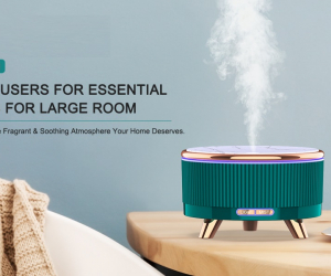 Aroma Diffuser 500M Ultrasonic Essential Oil Diffusers Aromatherapy Diffuser7 Colors Changer 