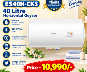 Haier ES40HCK3 40L Horizontal Geyser