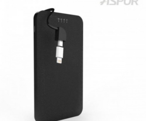 Aspor A371 4000mAh Power Bank Black