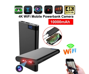 Live IP Camera Powerbank 4K Live Wifi Camera Video with Voice Recorder H11