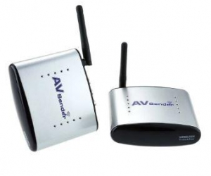 250M 2.4G Wireless AV Sender receiver, Wireless video FPV transceiver, 2.4G Transmitter receiver Wireless AV sharingWhite
