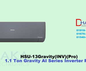 Haier 1.1 Ton Gravity AI Series AC HSU13Gravity Official