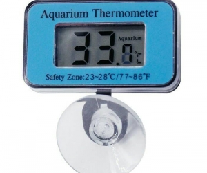 Digital Submersible Fish Tank Aquarium LCD Thermometer Temperature MeterBlack