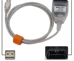 Toyota Techstream Mini VCI J2534 Cable & software Latest Version with free remote support