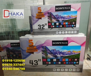 Sony Plus 43 inch Frameless Android FHD Smart TV