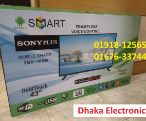43 inch SONY PLUS 43DN5S  SMART FRAMELESS VOICE CONTROL TV