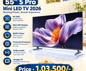 Xiaomi 55 inch S Pro Mini LED 4K Google TV Official