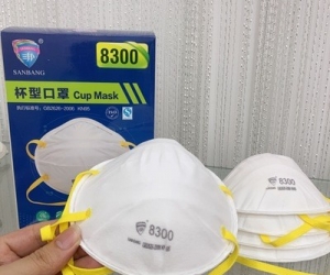 Sanbang 8300 FFP2 Cup Type Protective Mask 20pcs in Bangladesh