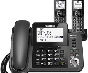 Panasonic Cordless Telephone 2 Handset & 1 Corded KXTGF382