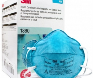 3M 1860 NIOSH Approved N95 Medical Respirator Masks 20 pcs