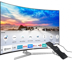 55 inch SAMSUNG MU7350 CURVED 4K TV