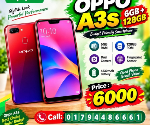 Oppo A3s  | [  8GB/256GB]