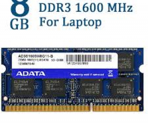 New Adata 8GB DDR3L 1600 Mhz Laptop RAM