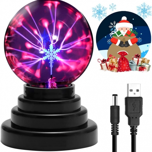 6 LARGE GLASS PLASMA BALL WITH ADAPTER