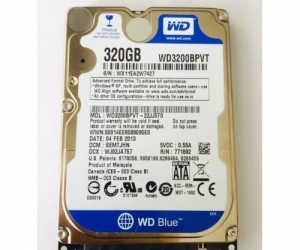 Used Western Digital Blue 320GB Laptop Sata Hard Disk