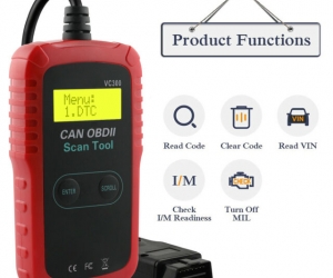 ELM327 OBD2 Scanner VC300 OBD2 Diagnostic Interface Tool Support SAE J1850 Protocol
