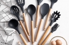 -Silicone-Spoon-9PcsSet-Spatula-Brush-Ladle-Turner-Brush-Wooden-Handle-Cookware-Kitchen-Baking-Tools-Cooking-Utensil-Gadgets