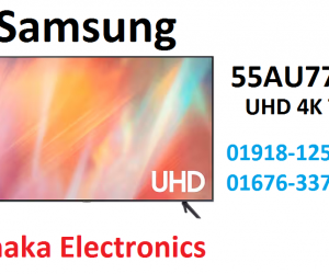 55 inch Samsung AU7700 Crystal 4K HDR Voice Control Smart TV