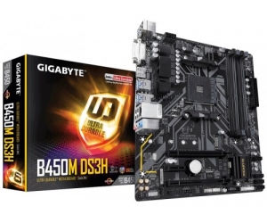 Gigabyte B450M DS3H AM4 AMD Micro ATX Motherboard