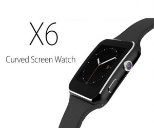 X6 smart Mobile watch Phone carve display intact Box ( Sim )