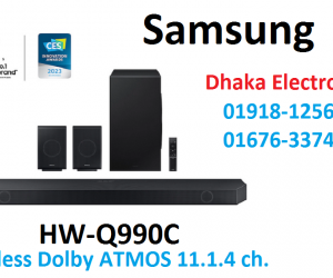 SAMSUNG HWQ990C WIRELESS DOLBY ATMOS DTSX SOUNDBAR 11.1.4ch