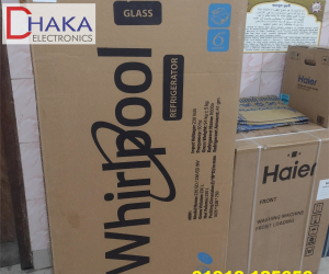 Whirlpool 236L Fresh Magic Pro Glass Door Floret Refrigerator