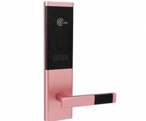 Hotel Card Door Lock 2027E Pink Copper YZC2027E