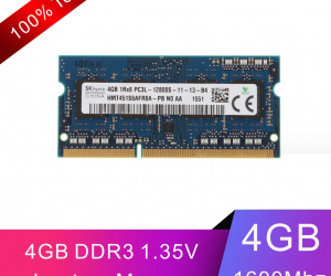 SKHynix PC3L12800S DDR3L 4GB 1600mhz for laptop RAM