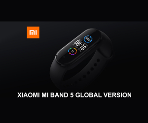 Xiaomi Mi Band 5 AMOLED Display Smart Watch (Global Version) – Black