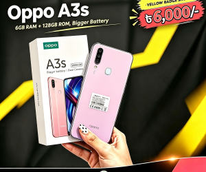 Oppo A3s | 6GB+128GB | |  মাত্র  ৬,০০০ টাকা