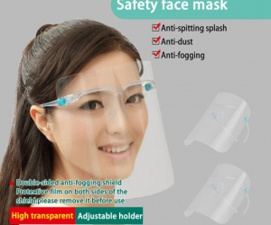 Transparent Face Shield Antioil Onion Goggles DustProof Face Protective Mask