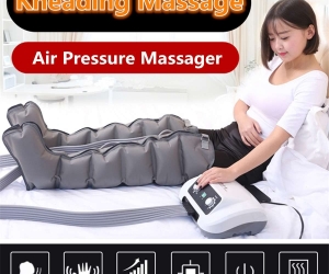 Air Compression leg massager waist body arm relax instrument promote blood circulation pain relief 6 Chambers