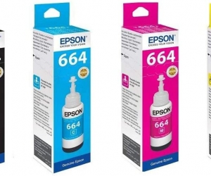 Original Epson Ink Set for L110 L120 L200 L210 Printer Support